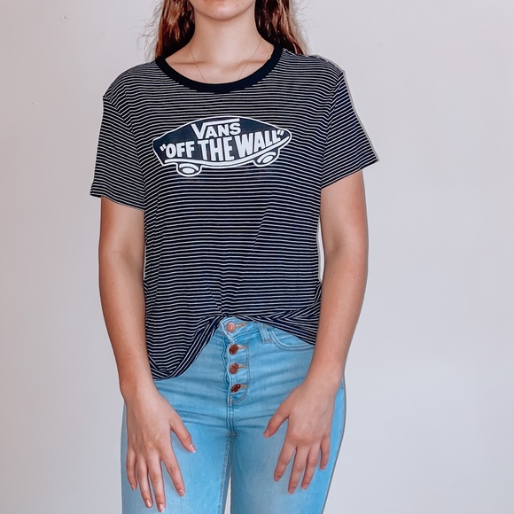 Vans Tops - Vans stripped tee